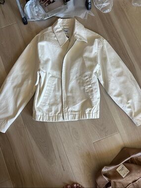 TNA Cream Bomber Jacket
